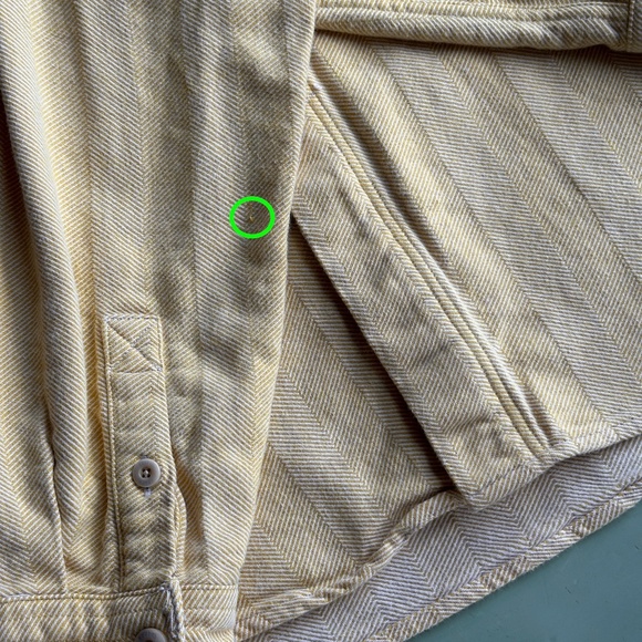 Mens Scotch & Soda - long sleeve shirt in butter yellow, XL - Picture 10 of 11